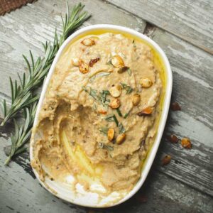 Roasted Delicata Squash and Red Onion Hummus Recipe